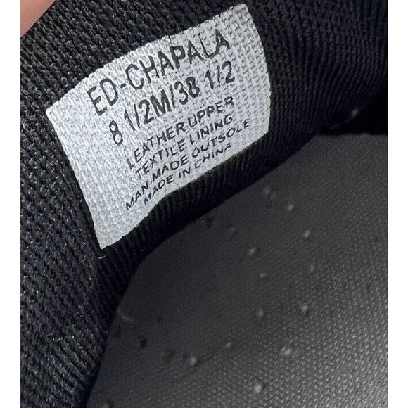 ED Ellen Degeneres Womens US Size 8.5 Chapala Sneaker Black Leather 38.5 EUR - Picture 7 of 7